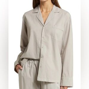 Skims Poplin Sleep Button Up Sleep Top